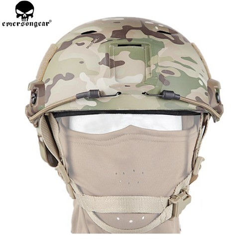 Emerson BJ Type Tactical Fast Helmet Advanced Adjustable Head Size w/ Side Rail - Picture 4 of 23