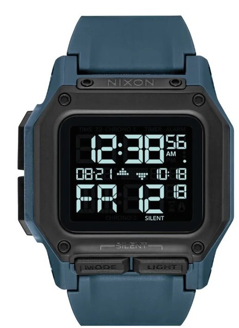 Nixon Regulus Dark Slate A1180-2889 46mm Watch New In Factory Box Nixon Regulus Dark Slate A1180-2889 46mm Watch New In Factory Box