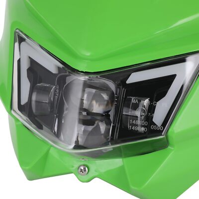 へへへ LED Headlight For KLX110 KX125 KX450F KX250F KDX200 Universal