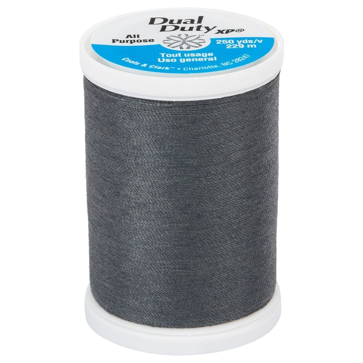 Sharkskin - All Purp. Sewing Thread, Dual Duty XP-250 yds Sharkskin - All Purp. Sewing Thread, Dual Duty XP-250 yds