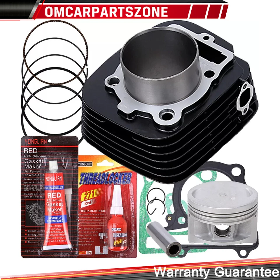 Juego de kit de extremo superior de junta de pistón de cilindro para Yamaha Warrior 350 1987-2004 Big Bore Foto 3 de 4