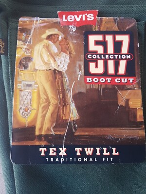 Vintage Levi's 517 Boot Cut Tex Twill Traditional Fit Pants size