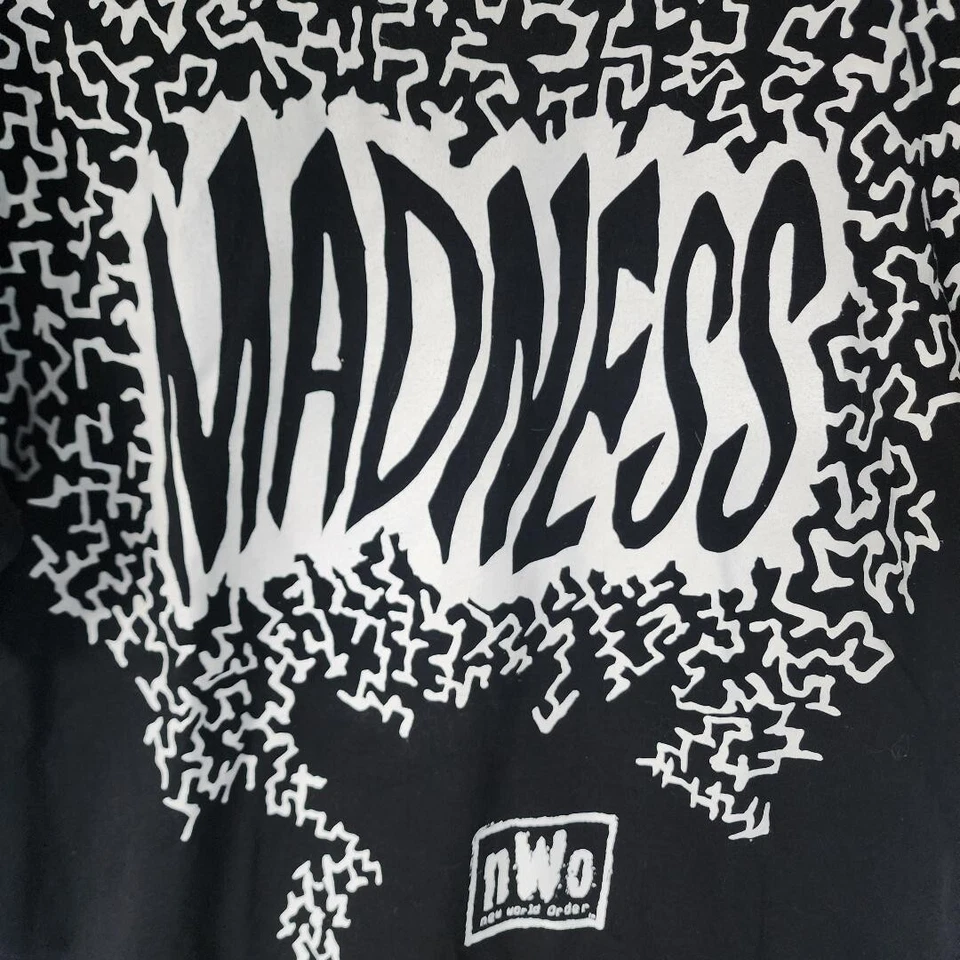 RARE Vintage Pro Wrestling Shirt NWO WCW MADNESS Randy Savage Men's Shirt L EUC - Image 3 of 3