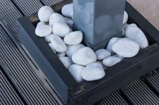 Decorative Marble EXTRA WHITE Pebbles / Stones / Chippings Home & Garden
