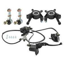 Front Drive Steering Knuckle Spindle End Ball Joiner Brake fo ATV UTV Quad Buggy