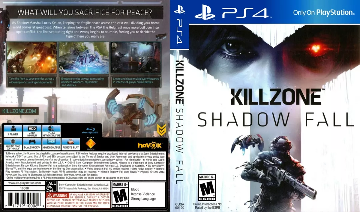 Killzone: Shadow Fall PlayStation 4 Box Art Cover by Heart Breaker