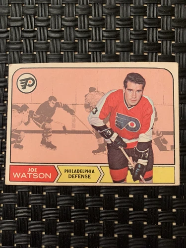 1968-69 O-PEE-CHEE #90 JOE WATSON Flyers - VG+ (pen markings on back)