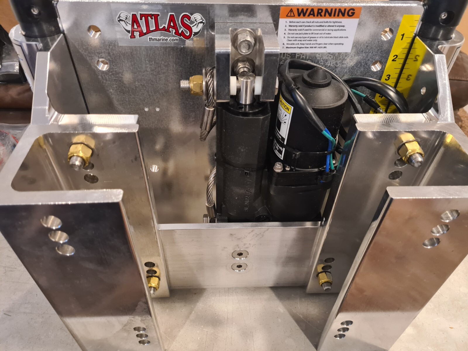 TH Marine ATLAS 8" Set Back Hydraulic Jack Plate eBay