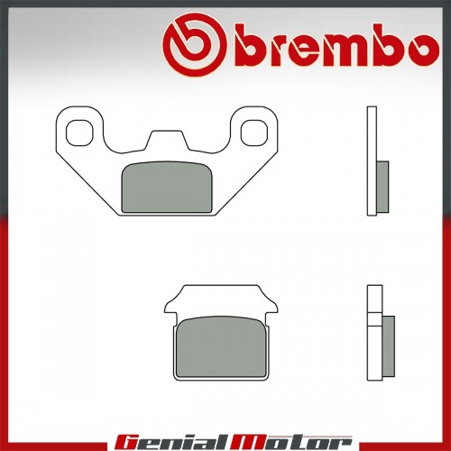 Pastillas Brembo Freno Posterior CC para Lifan LF OFF ROAD 125 2007 > 2009 - Bild 1 von 3