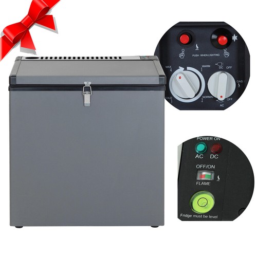 Smad 3 Way 2.4 cu ft Gas RV Fridge Freezer Caravan 12V/LPG Chest
