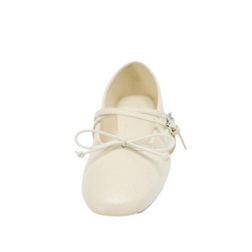 Zapatos informales para mujer con hebilla y puntera cuadrada tacones planos moño decoración EE. UU. 5-10 - Imagen 12 de 14