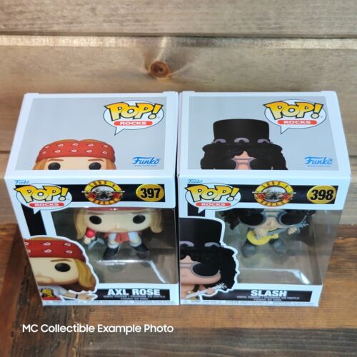 Figura Vinilo Guns N' Roses Axel Rose 397 & Slash 398 (1990) Rocks Funko Pop - Imagen 7 de 7