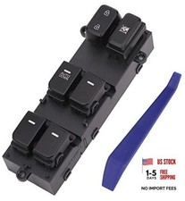 Power Window Switch Front Left Driver Side 16 Pins Compatible with 2011-2013