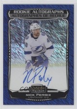 2022-23 O-Pee-Chee Platinum Rookie Auto Blue Traxx Nick Perbix #R-NP Auto q2c