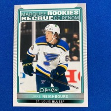 Jake Neighbours 2021-22 O-Pee-Chee Marquee Rookies Card #614 St. Louis Blues