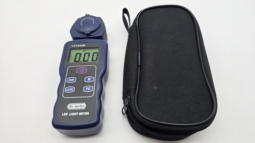 Dr. Meter Digital LED Lux Meter LX1332B Works Great!