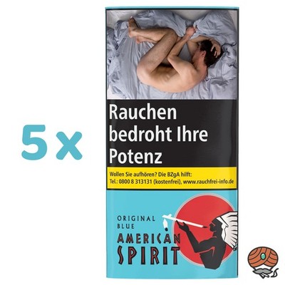 American Spirit Original Blue Drehtabak à 5x 30g