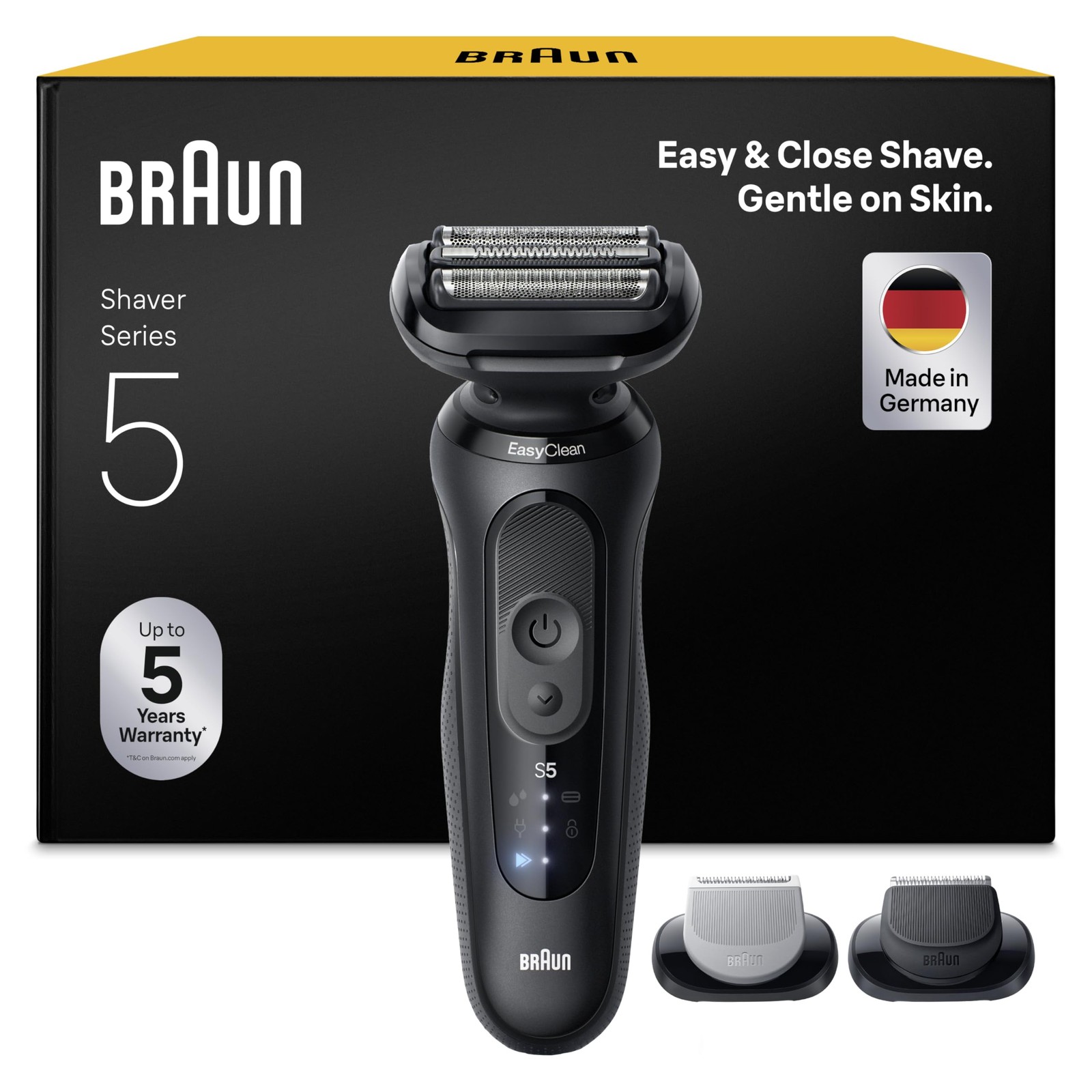 Braun Serie 5 Rasoio Barba Wet&Dry con Tecnologia AutoSense - Offerta