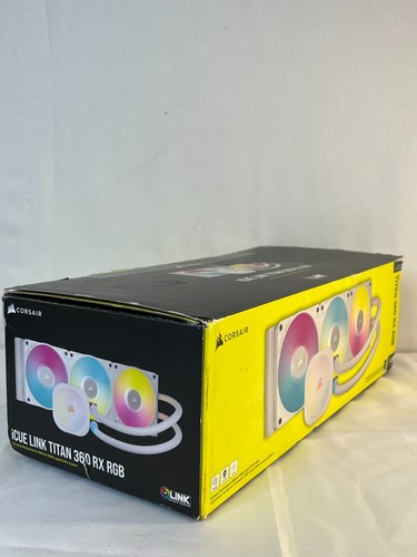 CORSAIR iCUE Link Titan 360 RX RGB Black Low-Noise 4-Pin Liquid CPU Cooler - Afbeelding 8 van 12