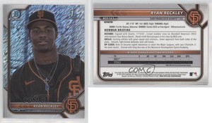 2022 Bowman Chrome Prospects Shimmer Refractor Ryan Reckley #BCP-163