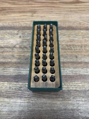 Vintage Mark Rite 1/8'' Heavy Duty Letters Steel Punch Stamps w/ Extras