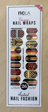 NCLA Designer Nail Wraps Germany Decals Manicure Nail Art 2 Applications