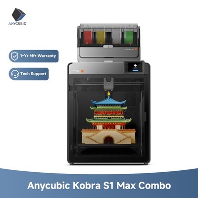 ANYCUBIC Kobra S1 Series Muti-Color CoreXY High Speed FDM 3D Printer Lot