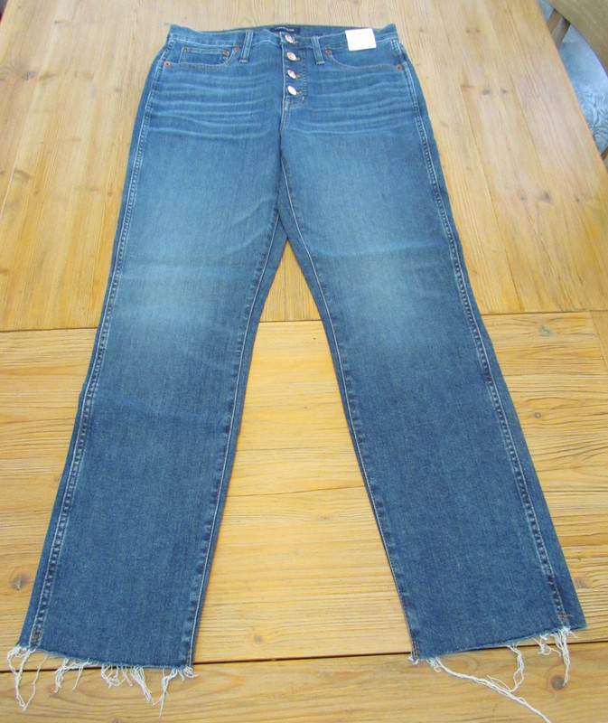 NWT J.Crew Women's Size 28 Vintage Straight Buttonfly Jean Style # J9755