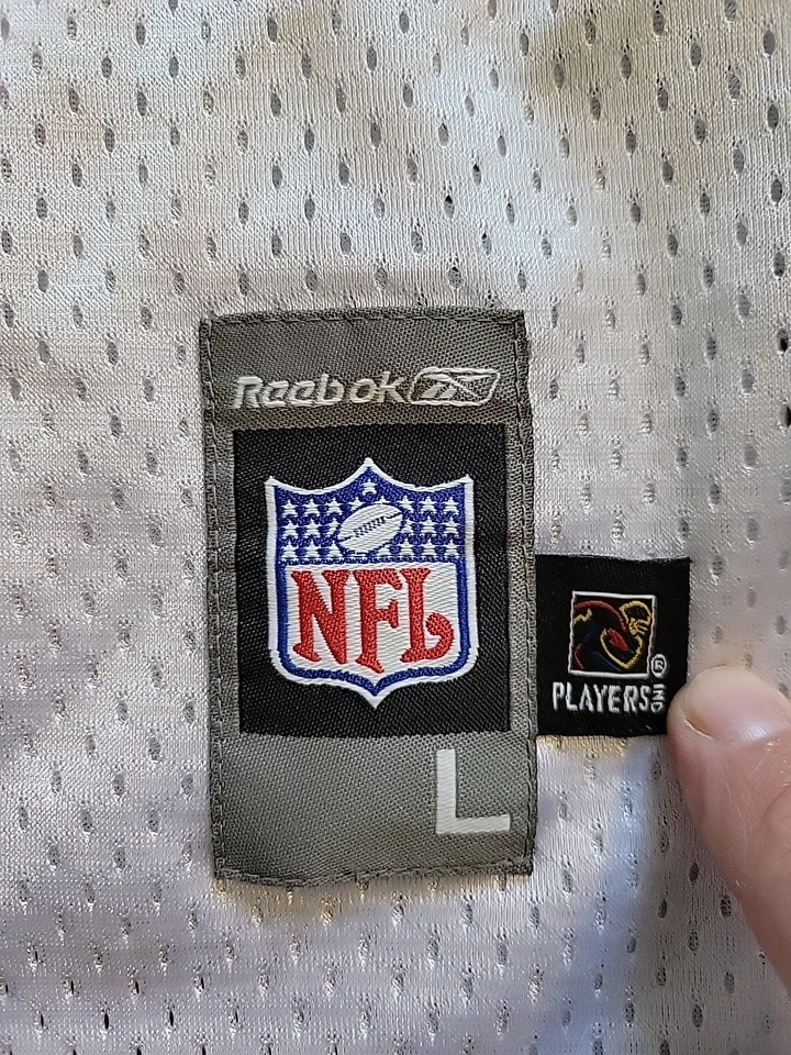 锐步牧师福尔摩斯堪萨斯城酋长队NFL橄榄球球衣青少年大号14-16  — 第 4/4 张图片