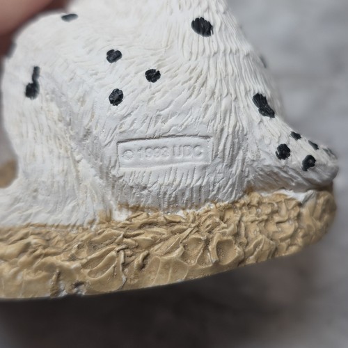 Vintage Stone Critters Dalmatian Lot Of 6 United Design Hand Painted USA - Picture 10 of 22