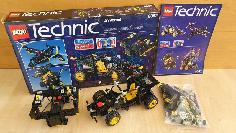 Lego Technic - 8082 - 9V - Multi Control Set - COMPLETE + BOX + OBA + STICKERS