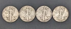 New ListingLot of (4) 1944-P Walking Liberty Silver Half Dollars - 90% Silver Bullion Junk