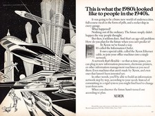 1980 Xerox: What the 1980s Looked Like to People 1940s Vintage Print Ad