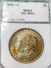 1883 O MORGAN DOLLAR**OLD PCI TONER**BEAUTIFUL COLOR**PQ+++ GEMBU++ NR #75010