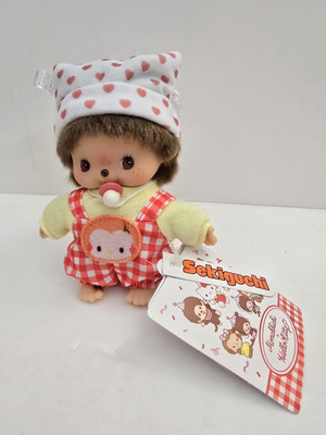 Sekiguchi Monchhichi x Hello Kitty collabo. Part 2 Plush Toy New Bebichhichi  6''