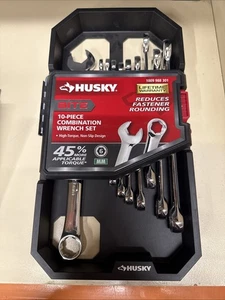 Husky Bite Ensemble de clés combinées métriques 10-Piece