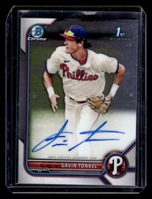 2022 Bowman Chrome #CPA-GTL Gavin Tonkel Prospect Autographs