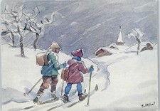 50577347 - signed Jaton, Swiss Ski Federation