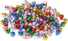 1/4 Inch Jingle Bells Christmas Bells Small Bell Mini, Tiny Crafts Bells, DIY...