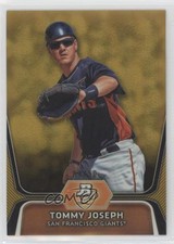 2012 Bowman Platinum Prospects Gold Refractor 4/50 Tommy Joseph #BPP94 0b0