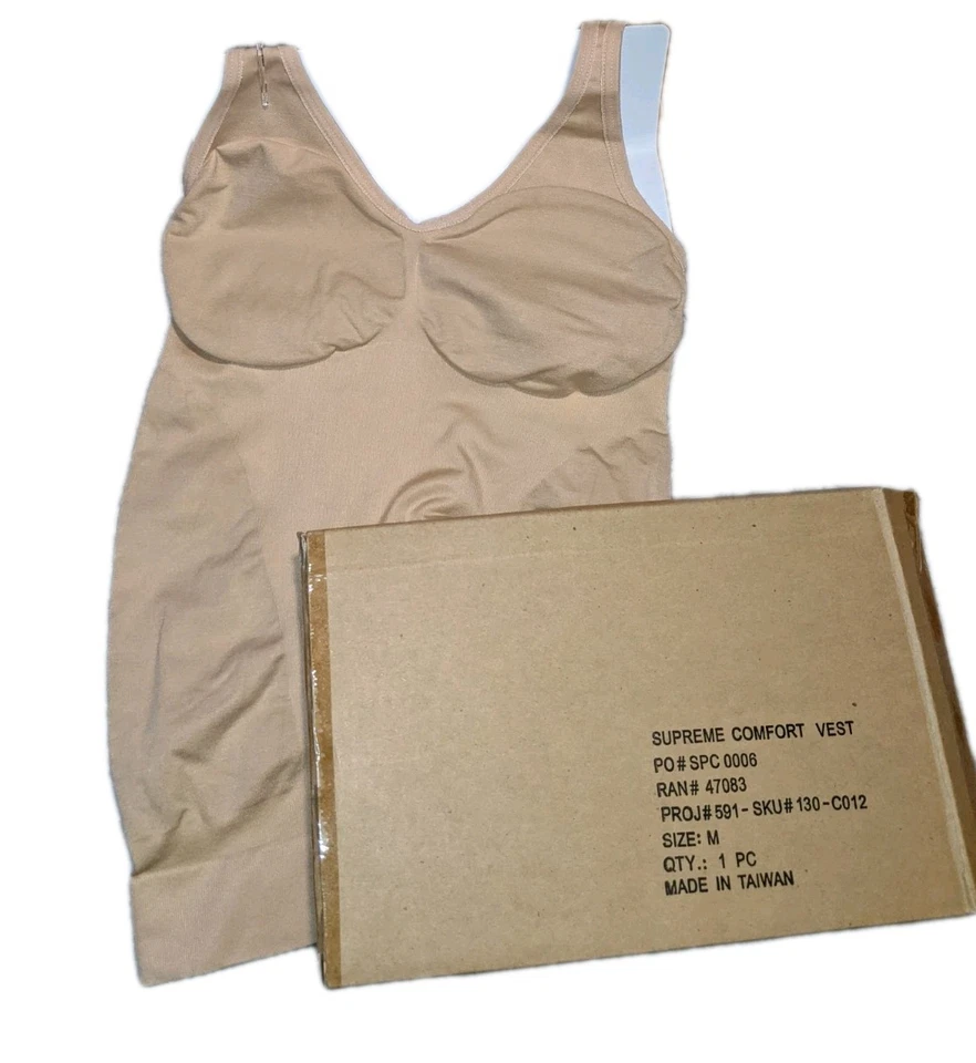 Lote de 20 camisetas sin mangas ajustadas con camisola Shapewear Revendedor Talla M selladas nuevas en paquete Foto 4 de 4