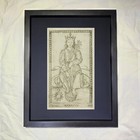 Master of the E-Series Tarocchi "Apollo, plate 20" CUSTOM FRAMED Art