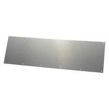 ROCKWOOD K1050.32D 12"x34" Door Protection Plate,SS,12" H x 34" W 52HU15