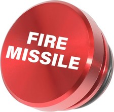 Cigarette Lighter Plug Cover, Aluminum Cigarette Lighter Plug, Red/Fire