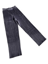 PLEATS PLEASE Issey Miyake Women's Gray Trousers Pants Pleated Size 1 M L