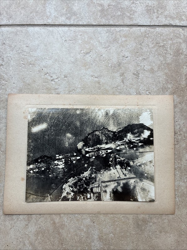 WW2 Pearl Harbor attack,Taken By Japanese Pilot Titled Hawaii Submarine Command