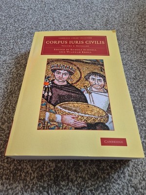 Corpus iuris civilis by Rudolf Schoell, Wilhelm Kroll 