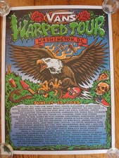 Vans warped tour poster 2025
