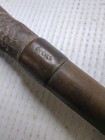 Old Smoking Pipe With Stamped Ferrule Star On Bowl With Number 6 In Center — photo 4