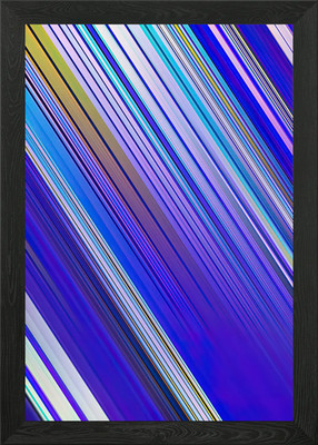 Farbverlauf gerahmtes Wandbild Poster Leinwanddruck Bild
